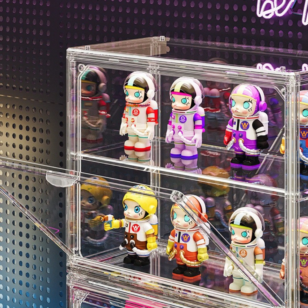 HOUZE - POPBOX Acrylic Popmart Clear Display Storage Box