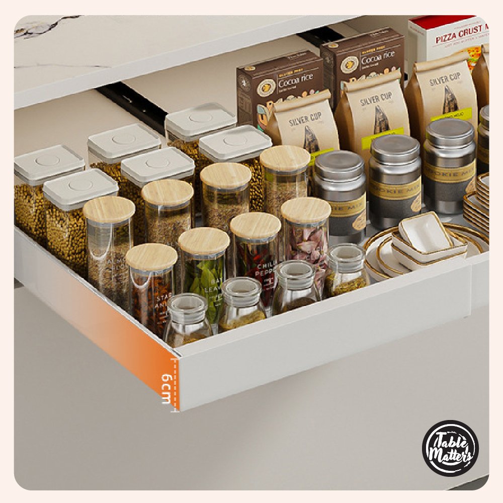 Slidey Width Extendable Pull Out Cabinet and Shelf Organiser Tray Collection