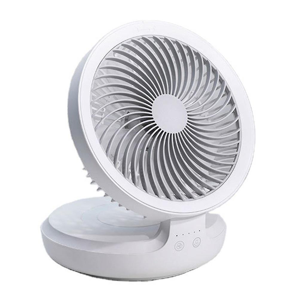 EDON Air Circular USB (7 inch) Desktop & Wall-Mounted Fan/Auto Rotation With Nightlight